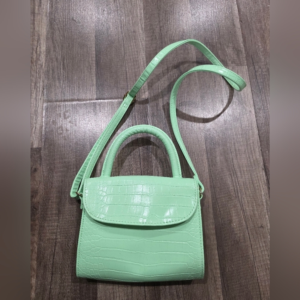 Target Art Class Pastel Mint Pistachio Green Mini Satchel Crossbody Bag Y2K